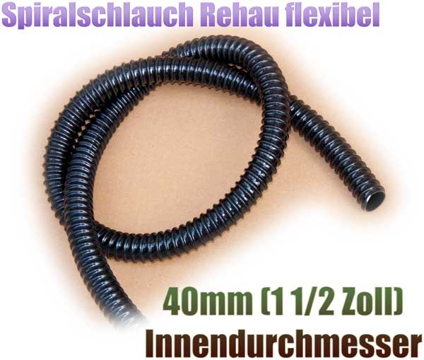Spiralschlauch 60mm Innen Meterware - SH-Parts Passau
